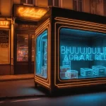 bahan neon box outdoor