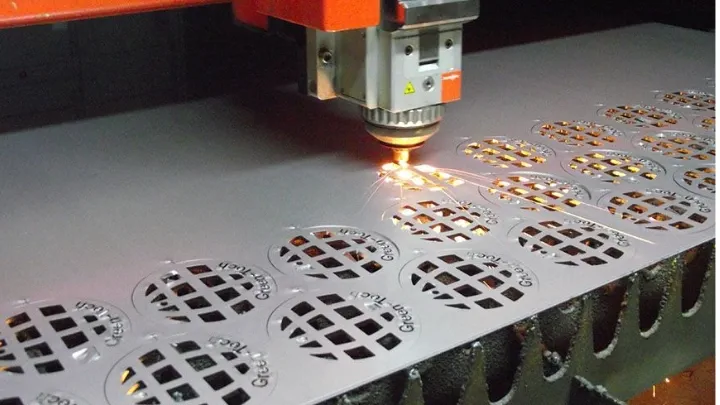 jasa laser cutting dengan material metal
