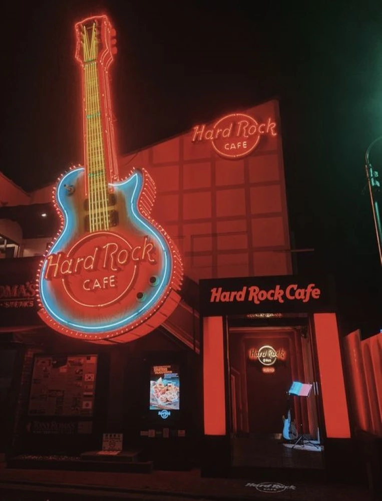 Neon Box Hard Rock Cafe