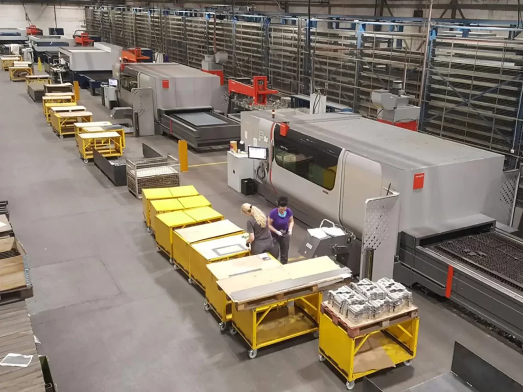Mesin Cutting Laser di Perusahaan Produksi Tinggi