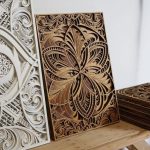 laser cutting kayu