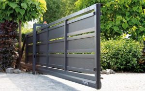 Pagar geser minimalis